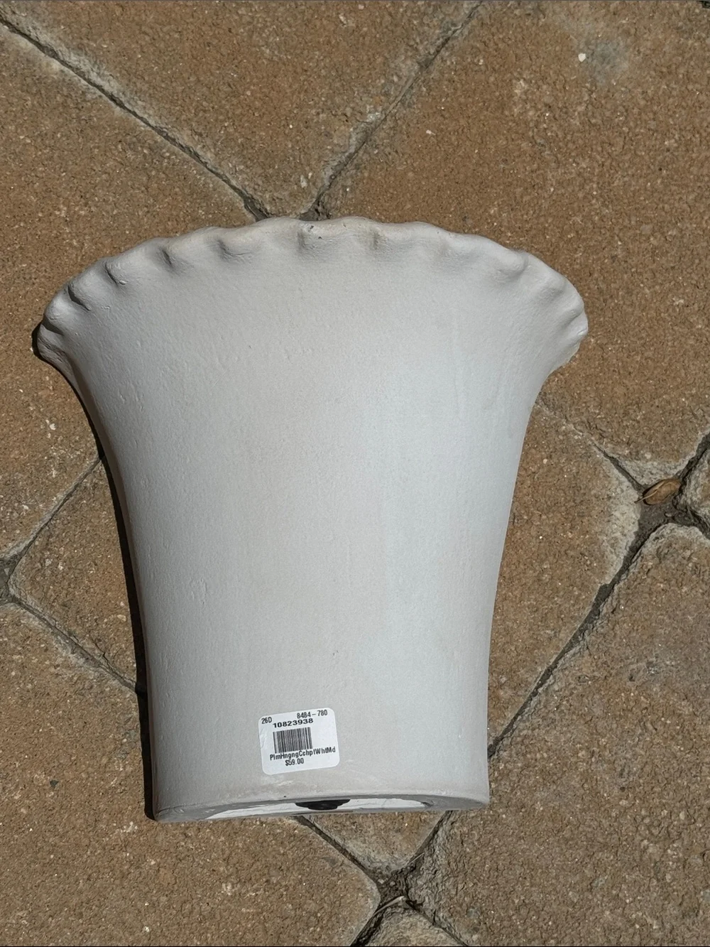 Pottery Barn Polermo Wall Mount Planter (Medium size) - New!